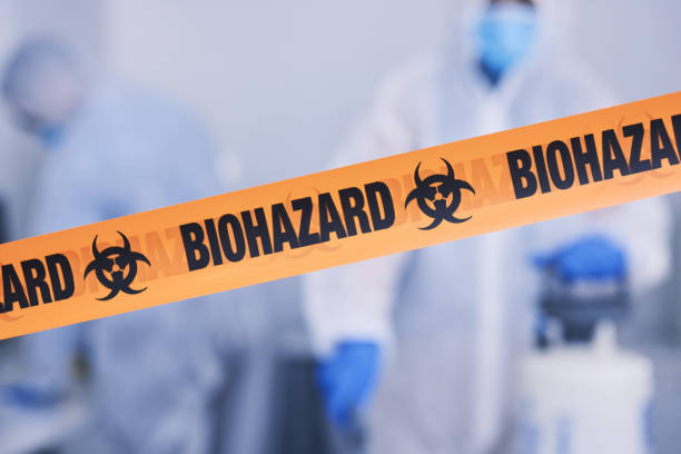 Professional Biohazard Cleanup technician working in New Market, IN